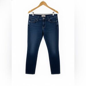 PAIGE Dark Wash Mid Rise Skinny Cigarette Jeans Preppy NWOT